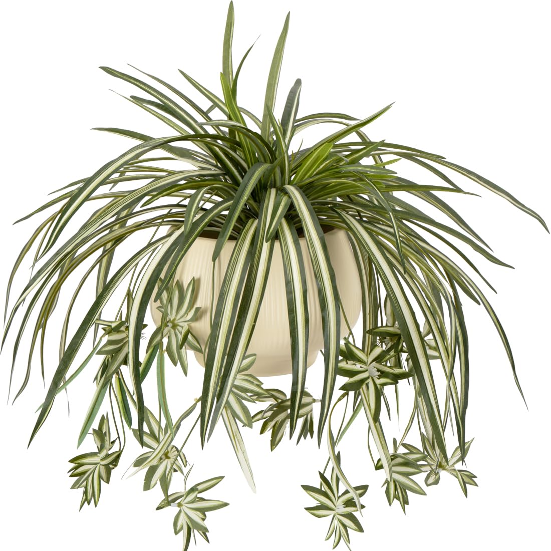 Spider Plant Hanging - 4PCS 인공 거미 식물 클로로피텀 가짜