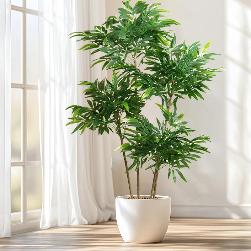 80-180cm 대형 인조 대나무 잎 나무, 가짜 야자 - Ficus Lyrata Tree 리뷰 및 가격