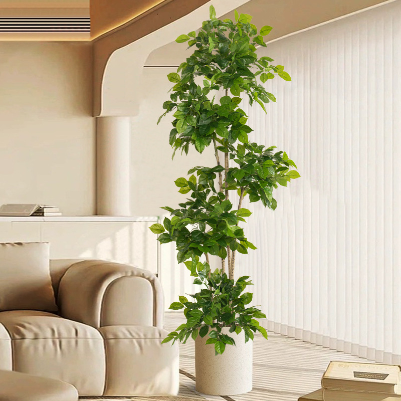 2-78in 대형 가짜 식물 인공 해피 트리 플라스틱  - Ficus Lyrata Tree 리뷰 및 가격