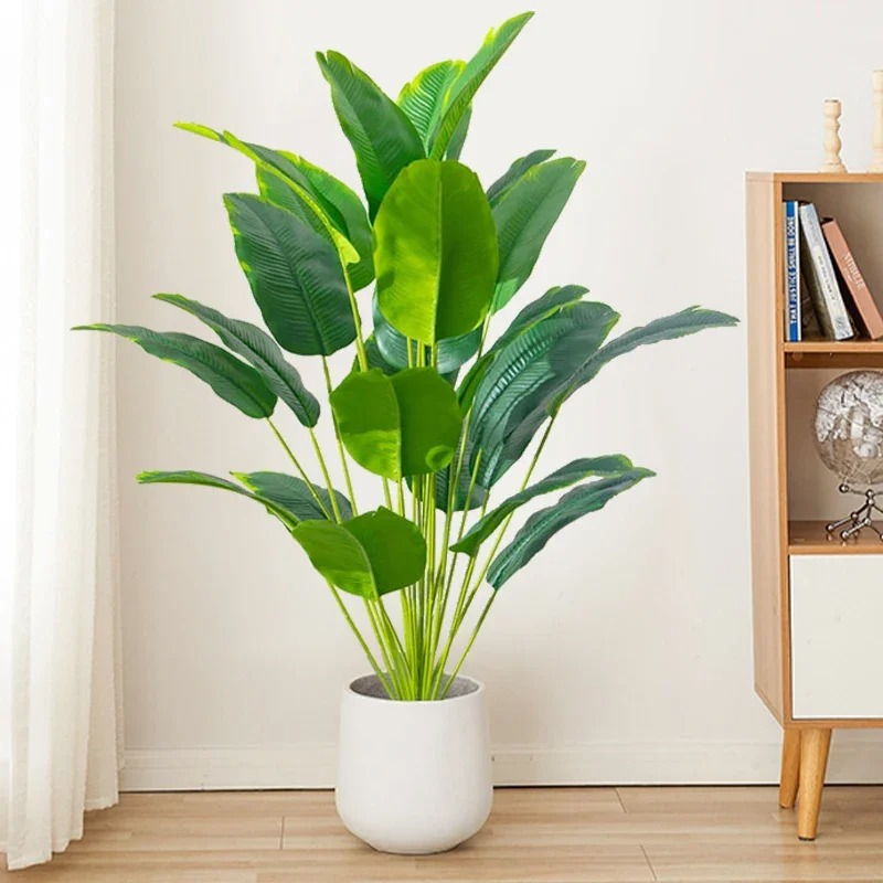 67-112cm 인조 식물 대형 열대 야자수 가짜 바나 - Ficus Lyrata Tree 리뷰 및 가격